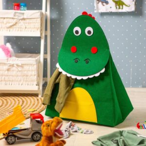 felt-laundry-basket-dinosaur